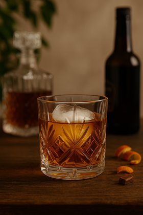 Comfy Homes Elegant Scottish Premium 340ML Glasses Set of 6 pcs - Drinking Glasses for- Water and Whiskey Perfect for Home, Restaurants and Parties (Aquatic Indulgence)