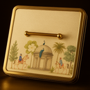 Comfy Homes Multipurpose Container | 4-Section Dry Fruit & Snack Storage Box | Elegant Design Square Shape Dry Food Organizer | Serving Platter & Gift Box for Home & Festive Use (Regal White)-7