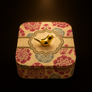 Comfy Homes Multipurpose Container | 4-Section Dry Fruit & Snack Storage Box | Elegant Design Square Shape Dry Food Organizer | Serving Platter & Gift Box for Home & Festive Use (Regenta Multi)-7