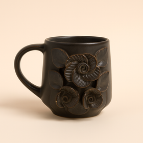 Comfy Homes Ceramic Milk and Coffee Mug | Premium Stoneware Cup for Hot & Cold Beverages | Stylish Brown Modern Design | Perfect for Tea, Milk, Coffee & Gifting (Greyish Brown)