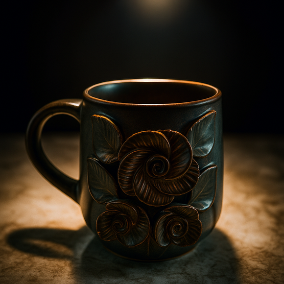 Comfy Homes Ceramic Milk and Coffee Mug | Premium Stoneware Cup for Hot & Cold Beverages | Stylish Brown Modern Design | Perfect for Tea, Milk, Coffee & Gifting (Greyish Brown)