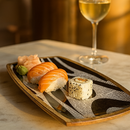 Comfy Homes Mango Wood Serving Platter | Handcrafted Natural Wood Tray | Durable, Food-Safe and Eco-Friendly | Platter for Snacks, Fruits, Appetizers & Kitchen Decor (Headline Maker)-2