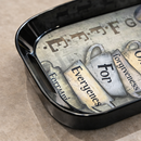 Comfy Homes Durable Multi-Use Premium Printed Rectangular Melamine Serve Ware Set with 3 Trays (Small, Medium & Large) (Coffee Bean)-3