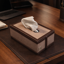 The Sovereign Collection: Premium Handcrafted Vegan Leather Tissue Box Cover (Mesmerising Pink)-5