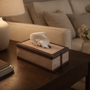 The Sovereign Collection: Premium Handcrafted Vegan Leather Tissue Box Cover (Mesmerising Pink)-3