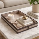 The Infinite Use Tray: Premium Handcrafted Vegan Leather Organizer (Mesmerising Pink)-1