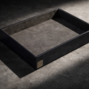 The Infinite Use Tray: Premium Handcrafted Vegan Leather Organizer (Royal Blue)-2