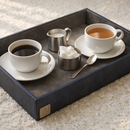 The Infinite Use Tray: Premium Handcrafted Vegan Leather Organizer (Royal Blue)-3