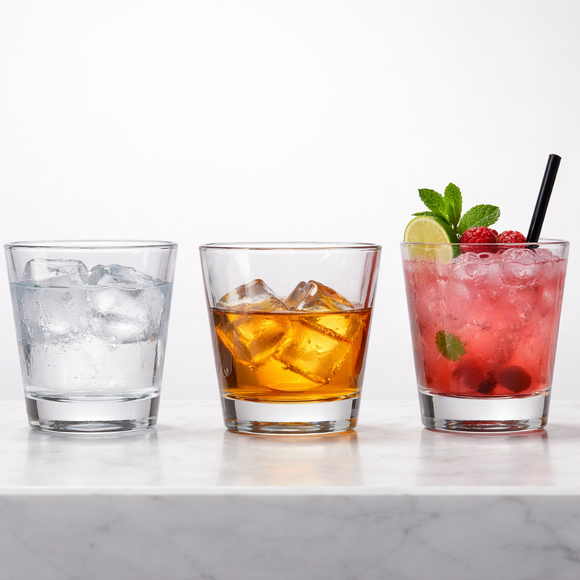 The Signature Weighted Tumbler – Set of 6 (300ml) (Aqua Magic)