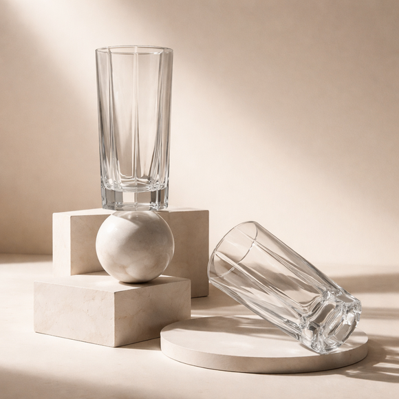 Delisoga 320ml Drinking Glass Set (Royal Elegance)