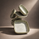 Snack & Chaat Serve Plate Set | Premium Melamine Plates for Indian Serving (Sage Green)-6