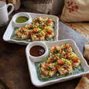 Everyday Serve Plate Set | Lightweight Melamine Plates for Snacks & Small Meals (Rage Green)-3