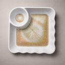 Everyday Serve Plate Set | Lightweight Melamine Plates for Snacks & Small Meals (Desert Blush)-2