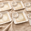 Everyday Serve Plate Set | Lightweight Melamine Plates for Snacks & Small Meals (Desert Blush)-5