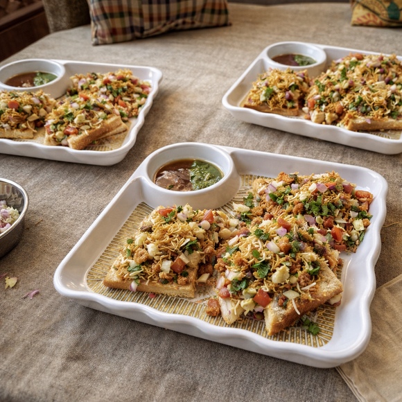 Everyday Serve Plate Set | Lightweight Melamine Plates for Snacks & Small Meals (Blush Taupe)