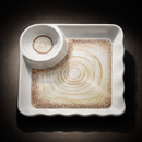 Everyday Serve Plate Set | Lightweight Melamine Plates for Snacks & Small Meals (Blush Taupe)-6