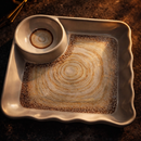 Everyday Serve Plate Set | Lightweight Melamine Plates for Snacks & Small Meals (Blush Taupe)-5