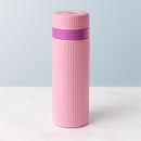 Comfy Homes 500ml Water Bottle | Inner Steel Insulation Keeps Drinks Hot & Cold for Hours | Compact, Lightweight & Leakproof | Ideal for Travel, Office, Gym, School & Outdoor Use (Pink)-1