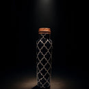 Comfy Homes 100% Copper Water Bottle, 1 Litre | Durable, Leak Proof & Rust Proof | Handicraft Finish & Timeless Luxury Design | Non-Toxic, BPA Free, Boosts Immunity & Yoga Health Benefits (Elite)-7