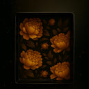 Comfy Homes Durable Multi-Use Premium Printed Rectangular Melamine Serve Ware Set with 3 Trays (Small, Medium & Large) (Yellow Lotus)-4