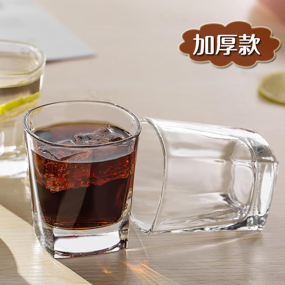 Comfy Homes 300ml Glasses Set of 6 pcs - Drinking Glasses for- Water, Juice, Colddrink, Cocktail and Whiskey, Lead-Free, Perfect for Home, Restaurants and Parties (Aqua Magic)