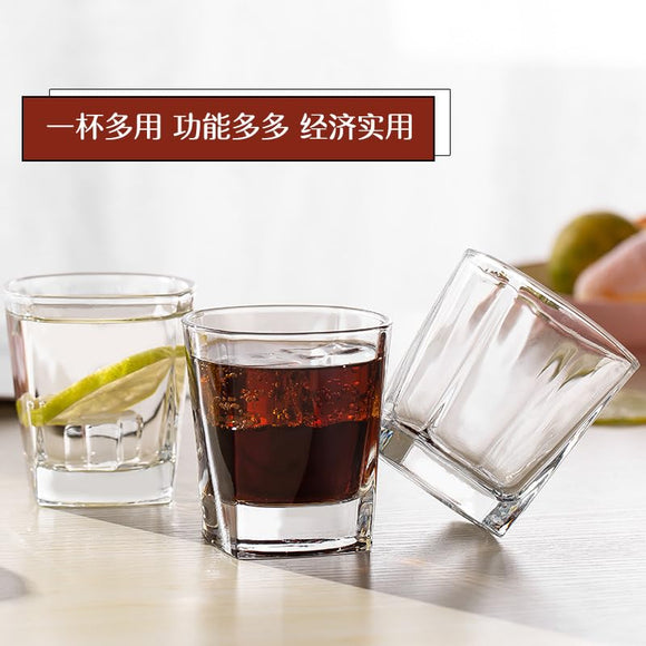 Comfy Homes 300ml Glasses Set of 6 pcs - Drinking Glasses for- Water, Juice, Colddrink, Cocktail and Whiskey, Lead-Free, Perfect for Home, Restaurants and Parties (Aqua Magic)