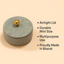 Comfy Homes Mini Multipurpose Candy Set | Elegant Decorative Candy Storage Box for Chocolates, Dry Fruits, Snacks & Sweets | Premium Gifting Box for Home & Festive Return Gifts (Grey)-7