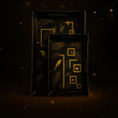 Comfy Homes Durable Multi-Use Premium Printed Rectangular Melamine Serve Ware Set with 3 Trays (Small, Medium & Large) (Sunline Elegance)-7