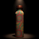 Comfy Homes 100% Copper Water Bottle, 1 Litre | Durable, Leak Proof & Rust Proof | Handicraft Finish & Timeless Luxury Design | Non-Toxic, BPA Free, Boosts Immunity & Yoga Health Benefits (Legacy)-6