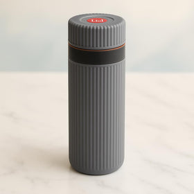 Comfy Homes 500ml Water Bottle | Inner Steel Insulation Keeps Drinks Hot & Cold for Hours | Compact, Lightweight & Leakproof | Ideal for Travel, Office, Gym, School & Outdoor Use (Grey)