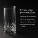 Comfy Homes Premium 300 ml Glass Set, Pack of 6 | Stylish Lead-Free Drinking Glasses for Water, Whiskey, Cocktail, Colddrink & Juice | Elegant Glassware for Home, Bar & Party Use (Frost)-6