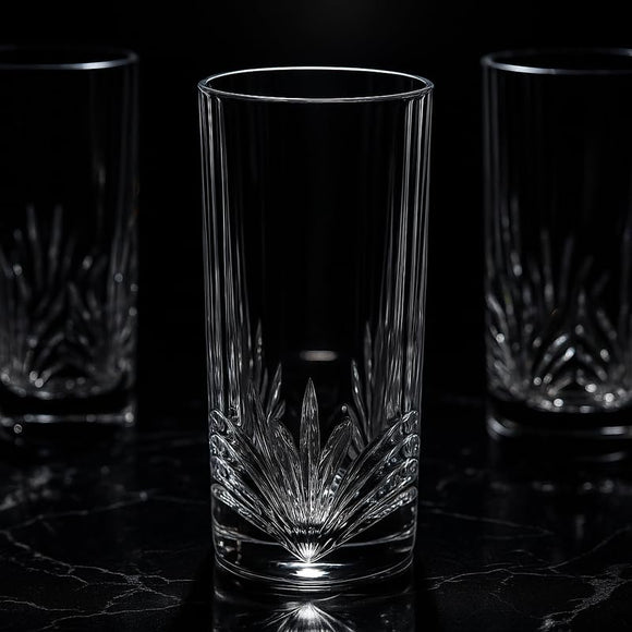 Comfy Homes Premium 300 ml Glass Set, Pack of 6 | Stylish Lead-Free Drinking Glasses for Water, Whiskey, Cocktail, Colddrink & Juice | Elegant Glassware for Home, Bar & Party Use (Frost)