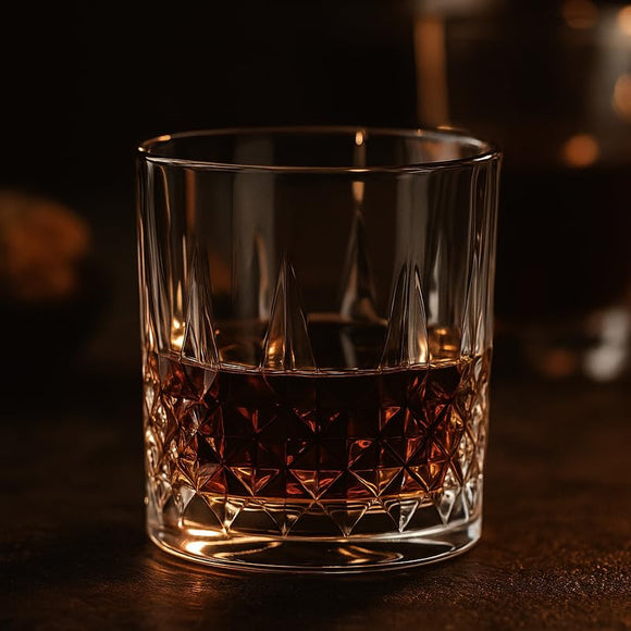 Comfy Homes Premium 320 ml Glass Set, Pack of 6 | Stylish Lead-Free Drinking Glasses for Water, Whiskey, Cocktail, Colddrink & Juice | Elegant Glassware for Home, Bar & Party Use (Breeze)