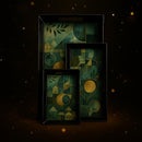 Comfy Homes Durable Multi-Use Premium Printed Rectangular Melamine Serve Ware Set with 3 Trays (Small, Medium & Large) (Mystery Breeze)-7