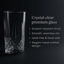 Comfy Homes Premium 300 ml Glass Set, Pack of 6 | Stylish Lead-Free Drinking Glasses for Water, Whiskey, Cocktail, Colddrink & Juice | Elegant Glassware for Home, Bar & Party Use (Terra)-6