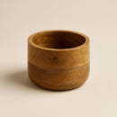 Comfy Homes Wooden Peanut Bowl | Natural Wood Serving Bowl | Snack Bowl for Peanuts, Nuts, Dry Fruits and Snacks | Eco-Friendly, Rustic Kitchenware (Brown)-1