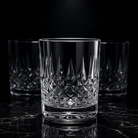 Comfy Homes Premium 320 ml Glass Set, Pack of 6 | Stylish Lead-Free Drinking Glasses for Water, Whiskey, Cocktail, Colddrink & Juice | Elegant Glassware for Home, Bar & Party Use (Breeze)