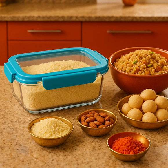 Comfy Homes Collapsible Glass Container Set of 1 | Lunch & Storage Box for School, Office | Easy to carry and Durable |(1500ml)