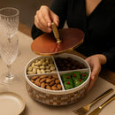 Comfy Homes Multipurpose Candy Set | Premium Decorative Candy Storage Box for Dry Fruits, Chocolates, Snacks & Sweets | Elegant Return Gift Box for Weddings, Housewarming & Festivals (Sovereignty)-5