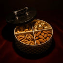 Comfy Homes Multipurpose Candy Set | Premium Decorative Candy Storage Box for Dry Fruits, Chocolates, Snacks & Sweets | Elegant Return Gift Box for Weddings, Housewarming & Festivals (ChessBoard)-3