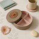 Comfy Homes Mini Multipurpose Candy Set | Elegant Decorative Candy Storage Box for Chocolates, Dry Fruits, Snacks & Sweets | Premium Gifting Box for Home & Festive Return Gifts (Rose Gold)-1