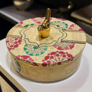 Comfy Homes Dry Fruit Container Collection | Dry Food Storage Box I Gifting Use I Multi-Purpose Box I Serving Platter with 4 section (White Garden)-4