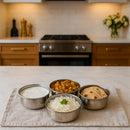 Comfy Homes Hot Pot Tiffin with 4 Stainless Steel Containers | Daily Meal Lunch Box for Office, College, School & Outdoors | Food Grade, Leak-Proof & Easy to Carry (Teal Blue)-4