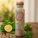 Comfy Homes 100% Copper Water Bottle, 1 Litre | Durable, Leak Proof & Rust Proof | Handicraft Finish & Timeless Luxury Design | Non-Toxic, BPA Free, Boosts Immunity & Yoga Health Benefits (Legacy)-5
