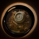 Comfy Homes Round Melamine Tray | Durable, Stackable Serving Tray | Premium Printed Serveware for Kitchen, Dining Table, Coffee Table, Office Desk, Parties, Snacks, Breakfast & More (Clock)-5