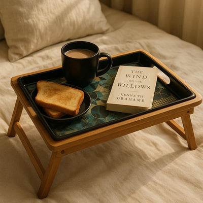 Comfy Homes™ Premium Multi-Purpose Melamine Tray Set (Set of 1) (Large) (Mystery Breeze)