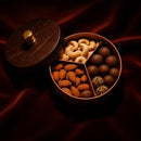 Comfy Homes Mini Multipurpose Candy Set | Elegant Decorative Candy Storage Box for Chocolates, Dry Fruits, Snacks & Sweets | Premium Gifting Box for Home & Festive Return Gifts (Brown)-5