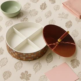 Comfy Homes Multipurpose Candy Set | Premium Decorative Candy Storage Box for Dry Fruits, Chocolates, Snacks & Sweets | Elegant Return Gift Box for Weddings, Housewarming & Festivals (Sovereignty) - 0