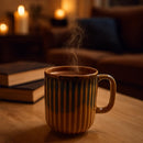 Comfy Homes Ceramic Milk and Coffee Mug | Premium Stoneware Cup for Hot & Cold Beverages | Stylish Brown Modern Design | Perfect for Tea, Milk, Coffee & Gifting (Rustic Yellow)-7