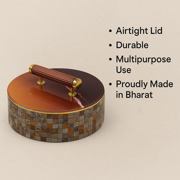 Comfy Homes Multipurpose Candy Set | Premium Decorative Candy Storage Box for Dry Fruits, Chocolates, Snacks & Sweets | Elegant Return Gift Box for Weddings, Housewarming & Festivals (Sovereignty)